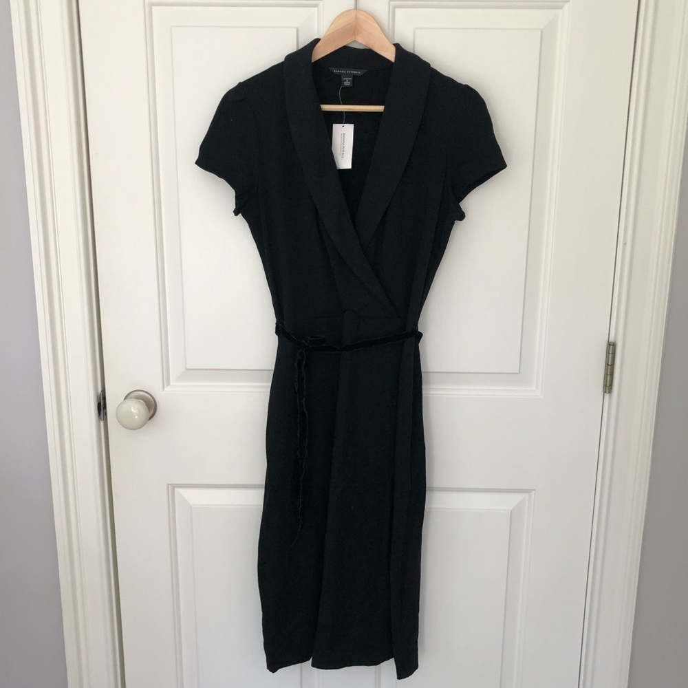 Banana Republic Wool Cap Sleeve Dress